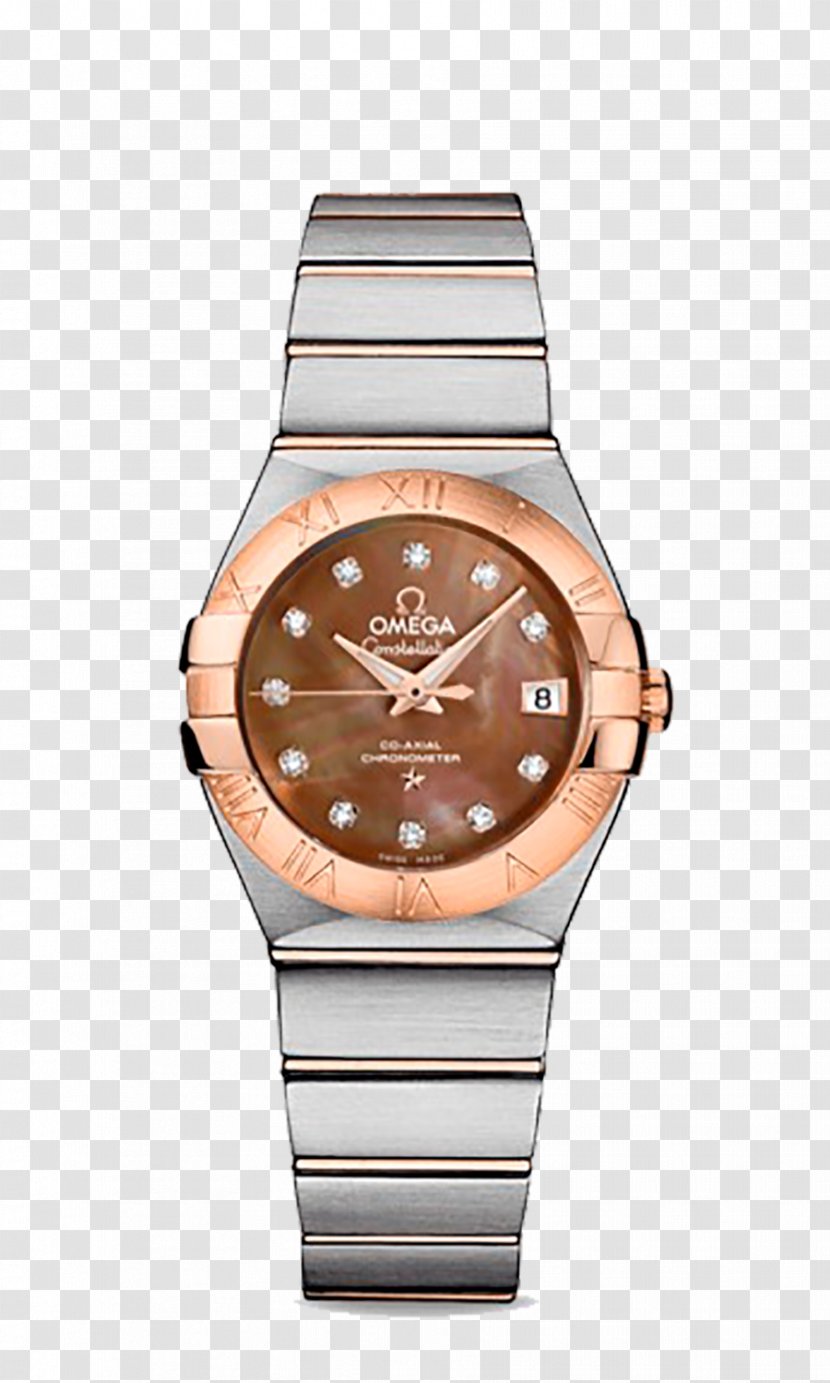 Omega Constellation Coaxial Escapement SA Automatic Watch Transparent PNG