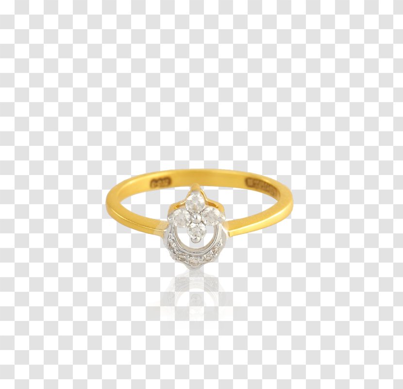 Engagement Ring Jewellery Colored Gold Diamond - Silver Transparent PNG