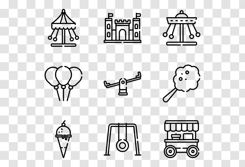 Clip Art Amusement Park - Finger Transparent PNG