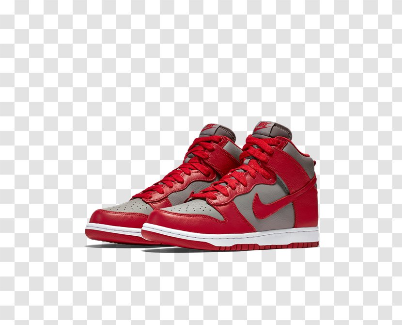 Nike Free Dunk Sneakers Shoe - Carmine Transparent PNG