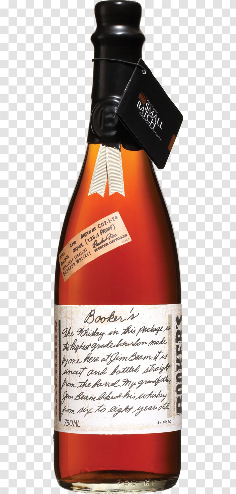 Booker's Bourbon Whiskey Distilled Beverage Basil Hayden's - Liqueur - Wine Cask Transparent PNG