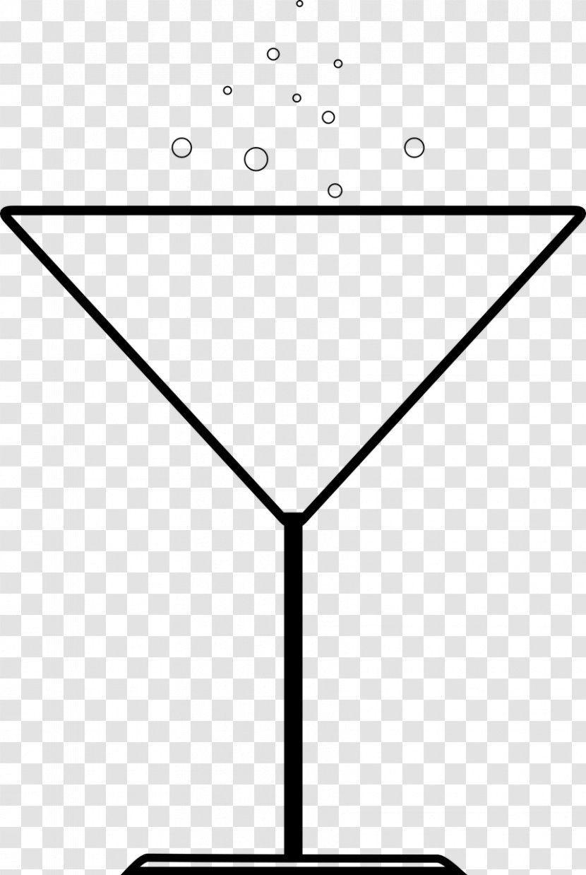 Sparkling Wine Martini Cocktail Glass Clip Art - Rectangle Transparent PNG