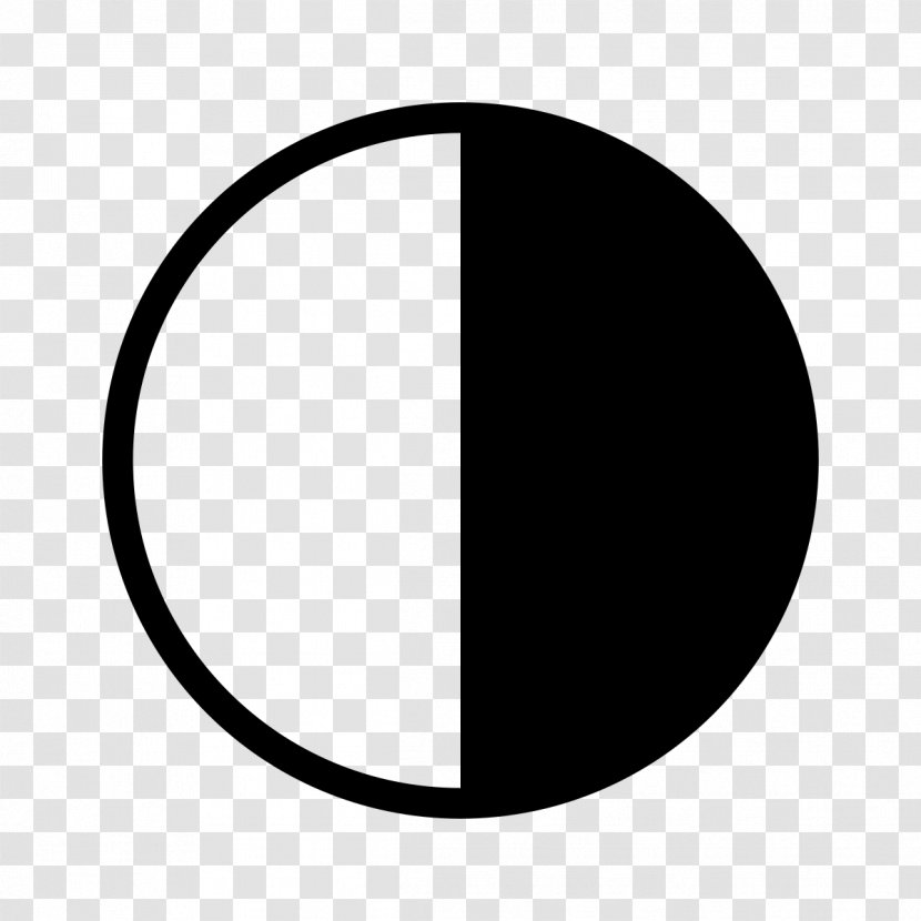 Semicircle Black And White Clip Art - Circle Transparent PNG