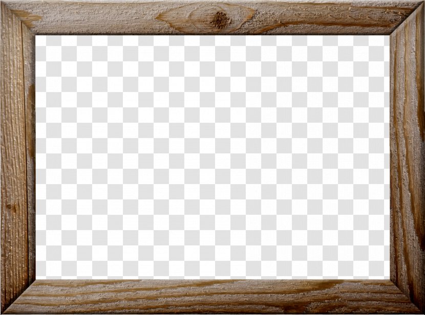 Square Symmetry Chessboard Picture Frame Pattern - Wood Transparent PNG