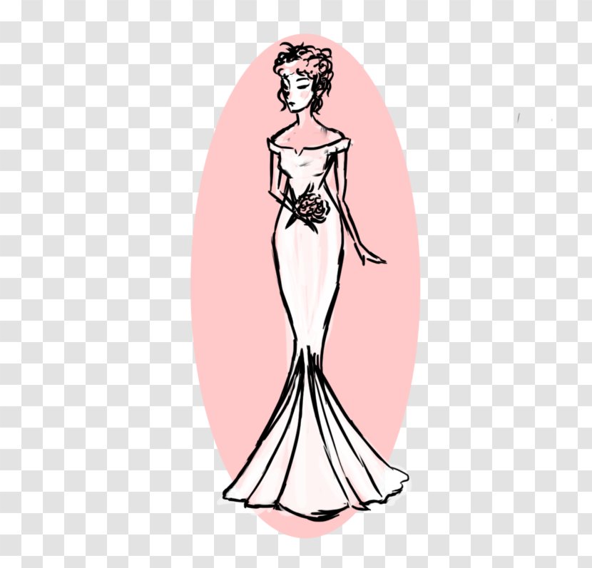 Ball Gown Wedding Dress - Frame Transparent PNG