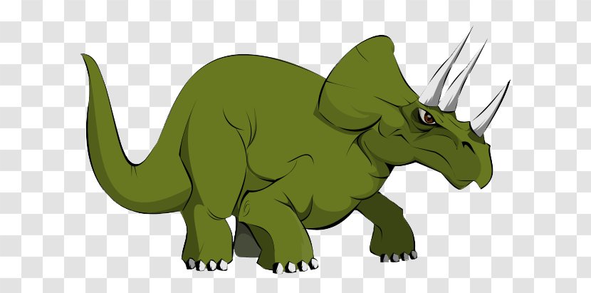 Triceratops Tyrannosaurus Allosaurus Pachycephalosaurus Clip Art - Fictional Character - Extinct Cliparts Transparent PNG