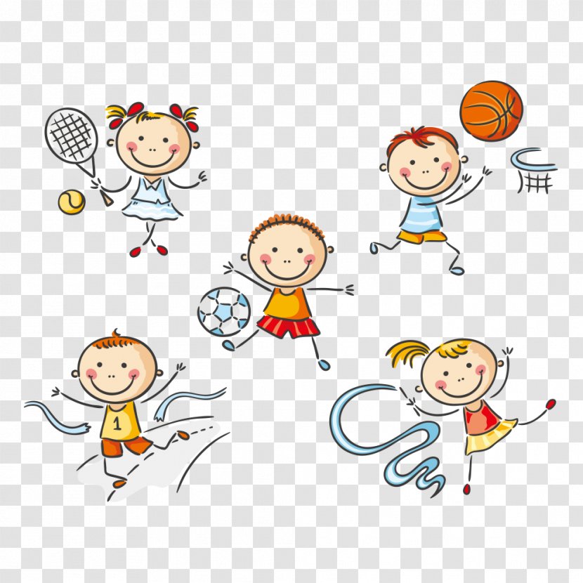 Physical Education Clip Art - Heart - Kids Sports Transparent PNG