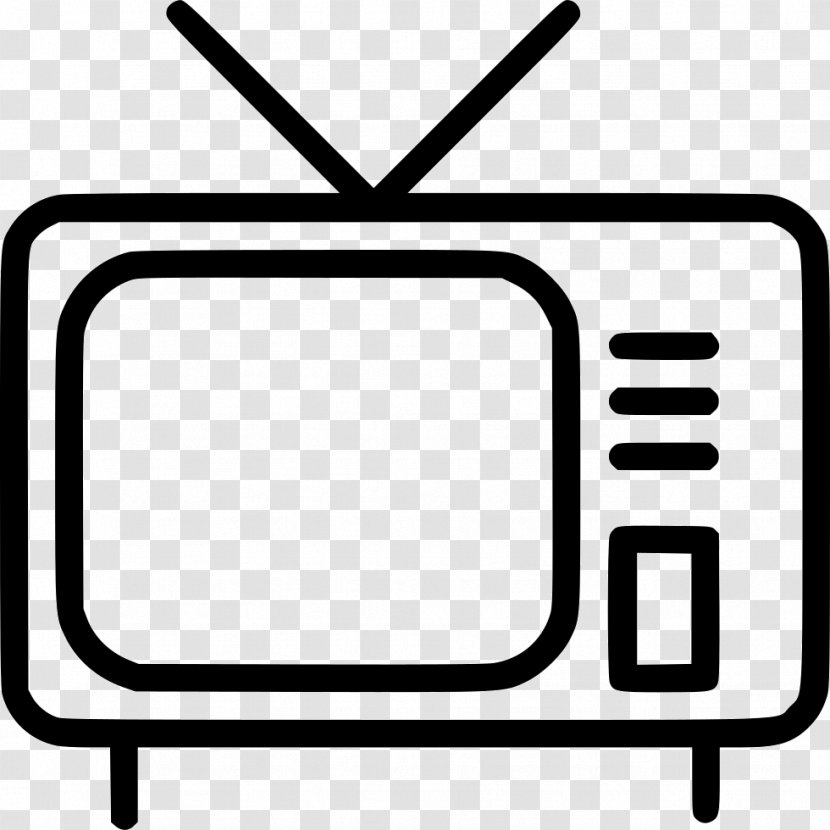 Cable Television Vector Graphics Image - Line Art - Tv Icon Transparent PNG