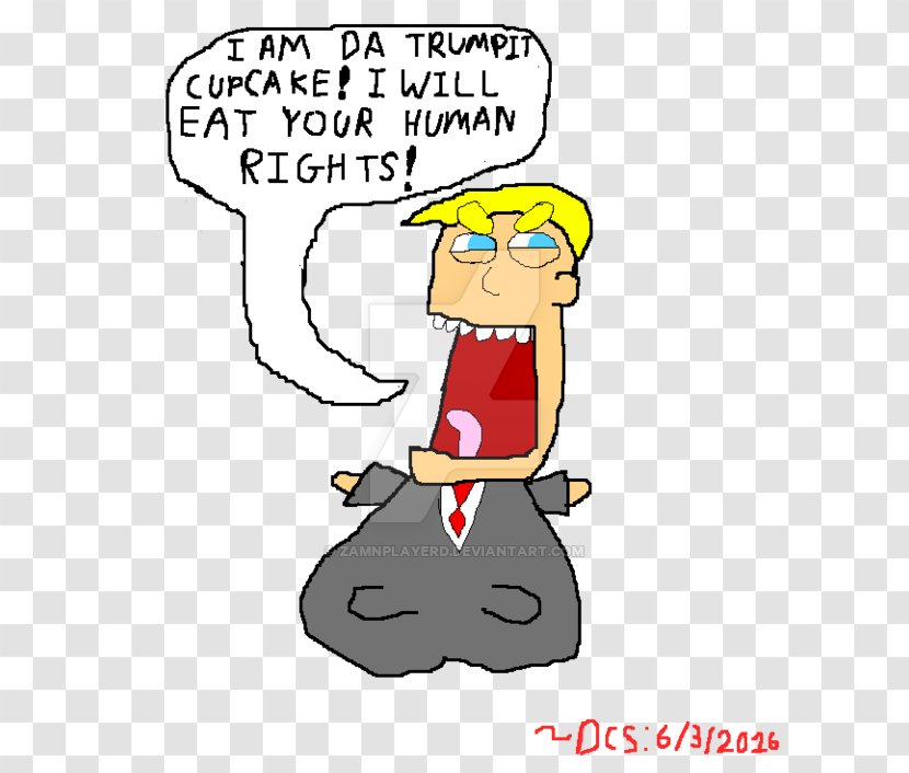 Fan Art Cupcake DeviantArt Drawing - Trump Parody Transparent PNG