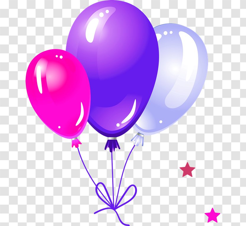 Balloon Birthday Clip Art - Magenta - Bolos Transparent PNG