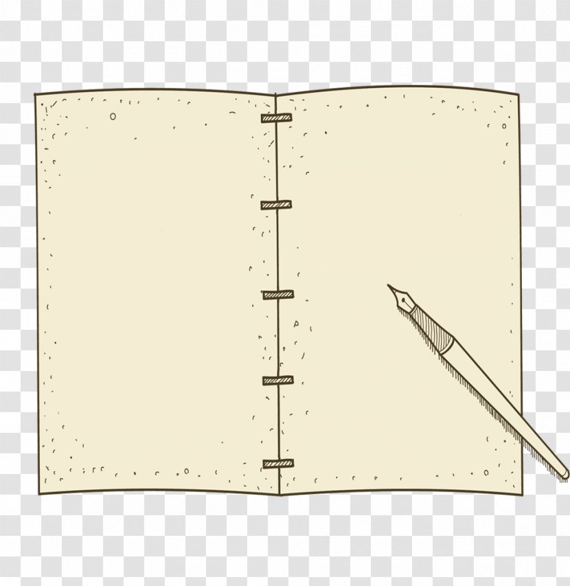 Paper Material Pen - Gratis - Vector Writing Blank Sheet Transparent PNG
