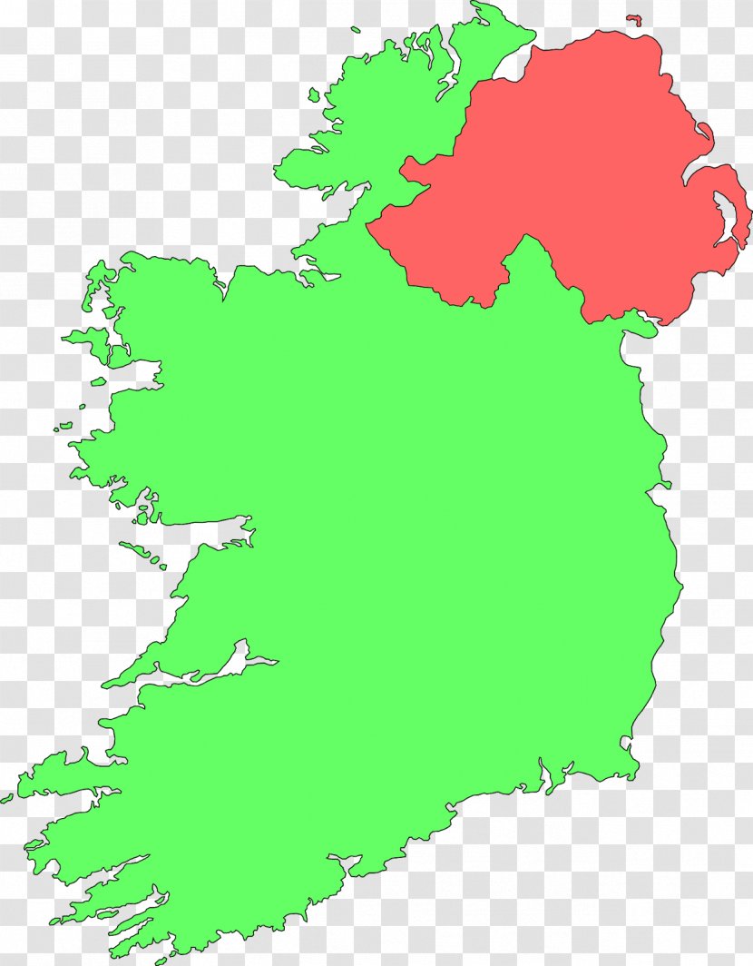 Republic Of Ireland World Map Clip Art - Drawing - Northern Europe Transparent PNG
