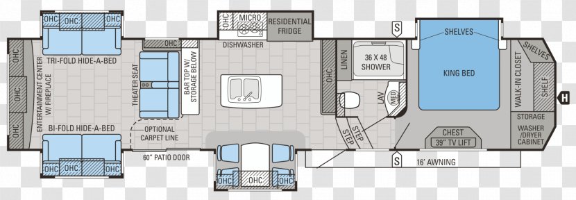 Floor Plan Campervans Jayco, Inc. Car - House - Design Transparent PNG