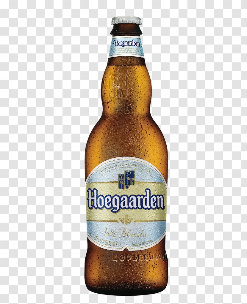 Wheat Beer Bottle Hoegaarden Brewery Cider Transparent PNG