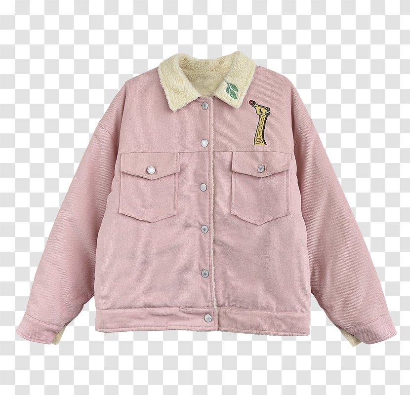 Pink Jacket Outerwear Designer Transparent PNG
