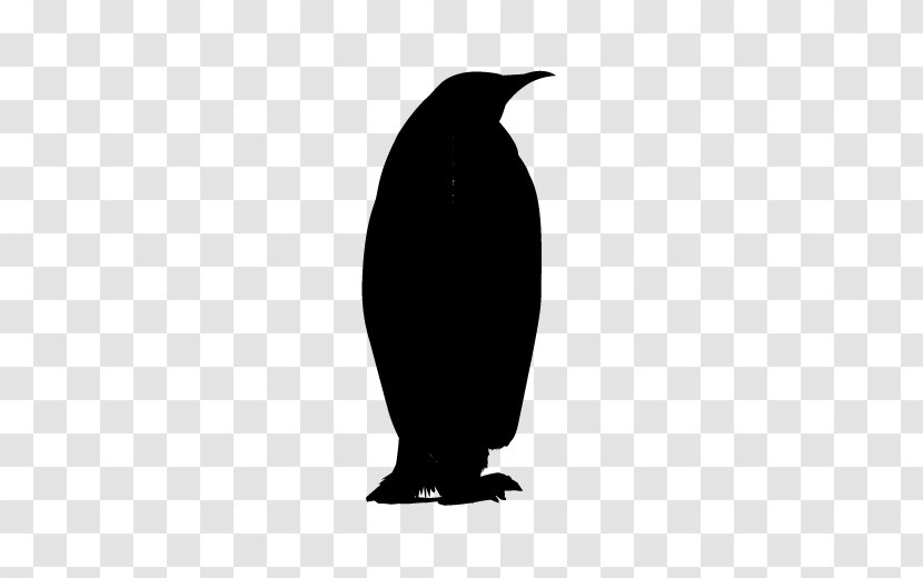 Penguin Fauna Silhouette Beak - Blackandwhite Transparent PNG