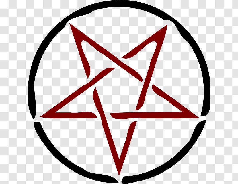 Pentagram Pentacle Wicca Clip Art - Baphomet - Silhouette Of High Speed Rail Transparent PNG