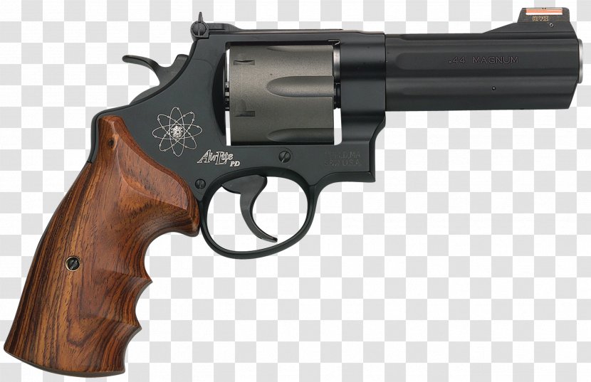 Smith & Wesson Model 27 .44 Magnum Revolver Cartuccia - Weapon - Handgun Transparent PNG