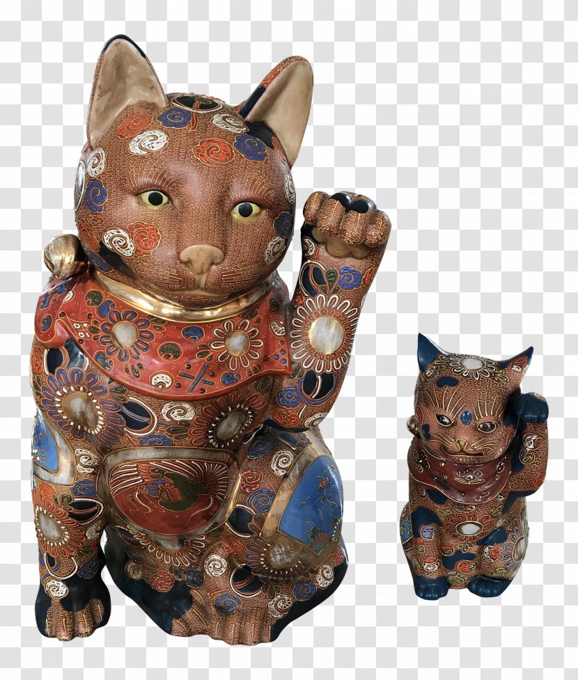 Figurine - Cat Like Mammal - Maneki Neko Transparent Transparent PNG