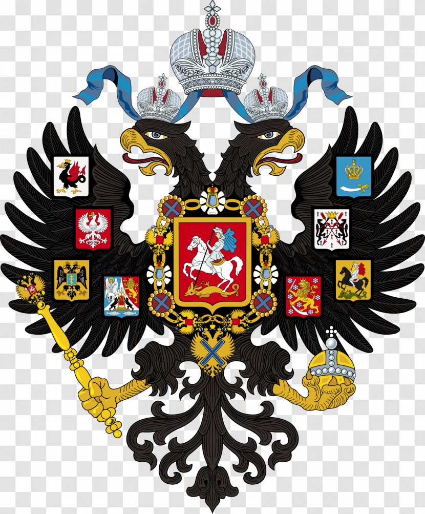 Russian Empire Revolution Coat Of Arms Russia - National Emblem Transparent PNG