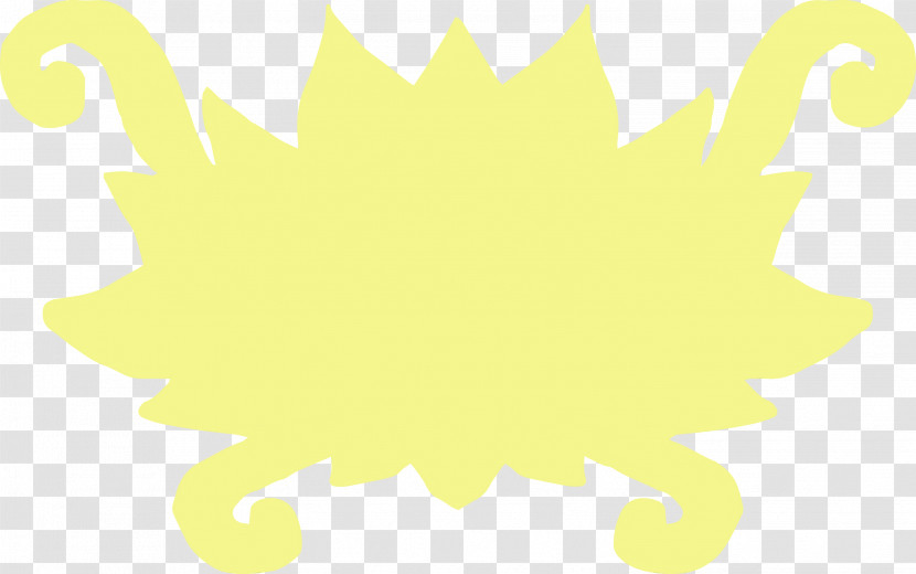 Leaf Yellow M-tree Line Computer Transparent PNG
