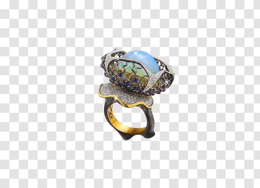 Turquoise Body Jewellery Silver Diamond - Gemstone - Sleeping Beauty Castle Transparent PNG