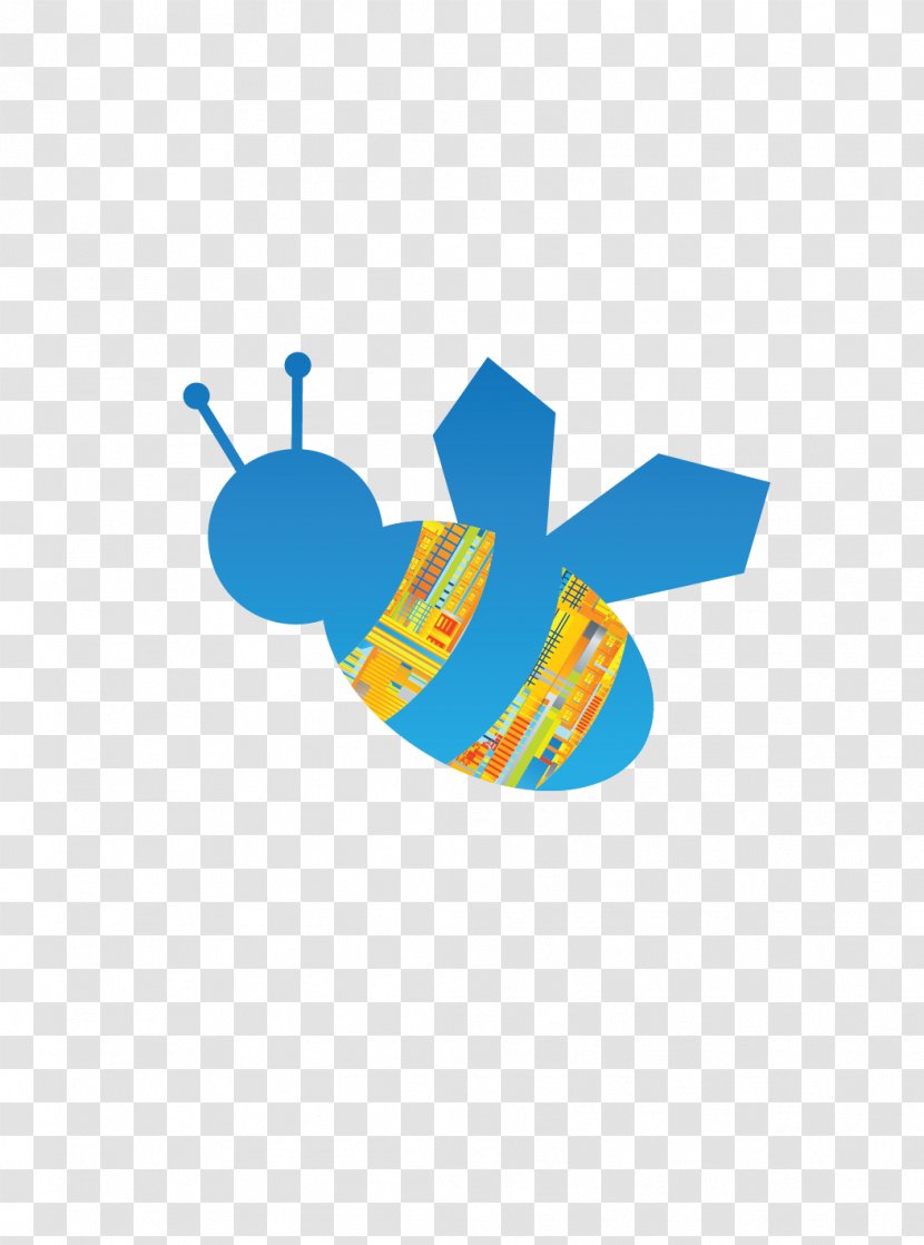 Bee Logo Clip Art Transparent PNG