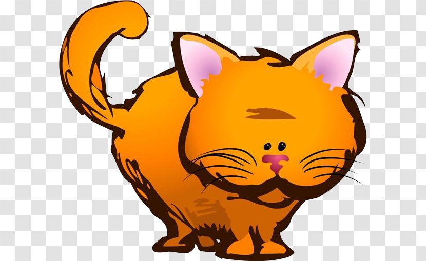Persian Cat Kitten Pet Sitting Clip Art - Orange Cat's Nose Transparent PNG