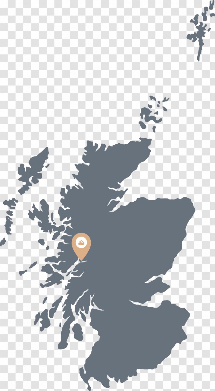 Scotland Vector Map - Branch Transparent PNG