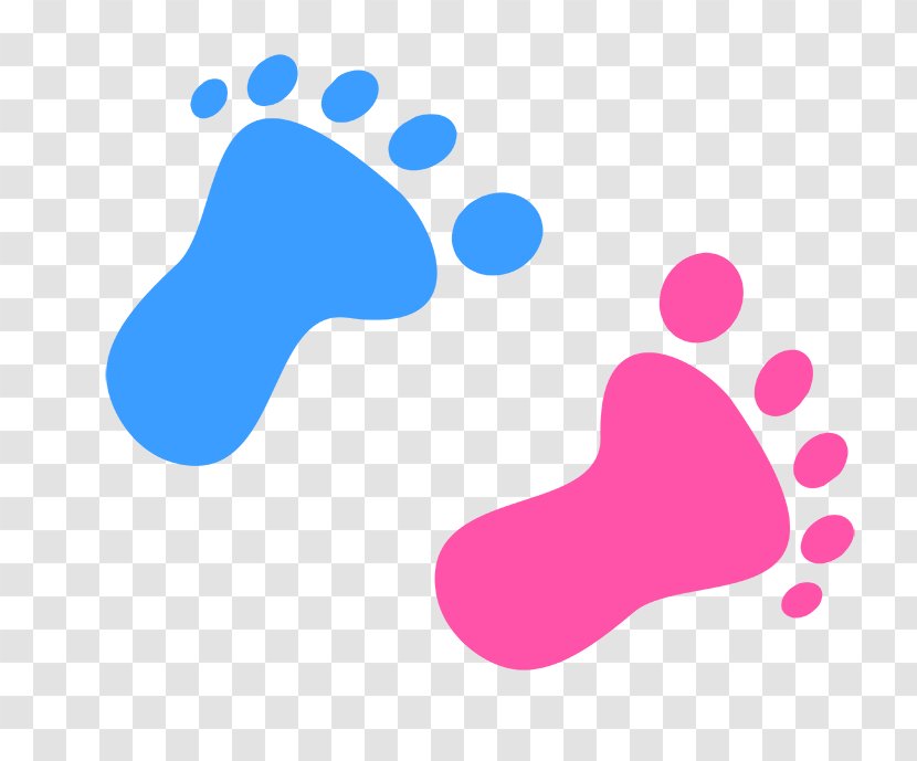 Footprints Paw Clip Art - Text - Little Feet Transparent PNG