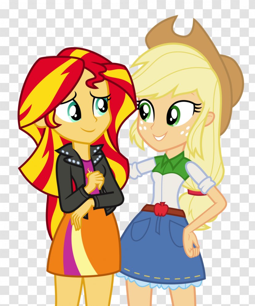 Applejack Pinkie Pie Pony Twilight Sparkle Sunset Shimmer - Tree - Frame Transparent PNG