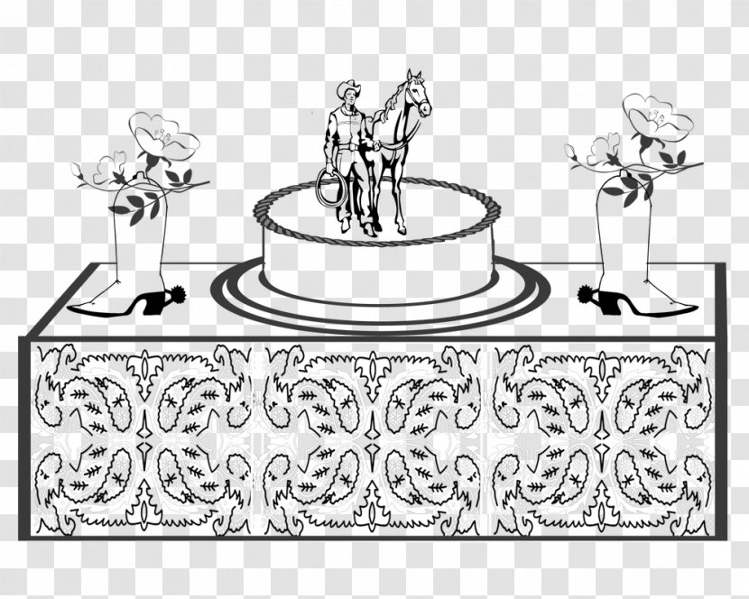 Line Art - Area - Western-style Wedding Transparent PNG