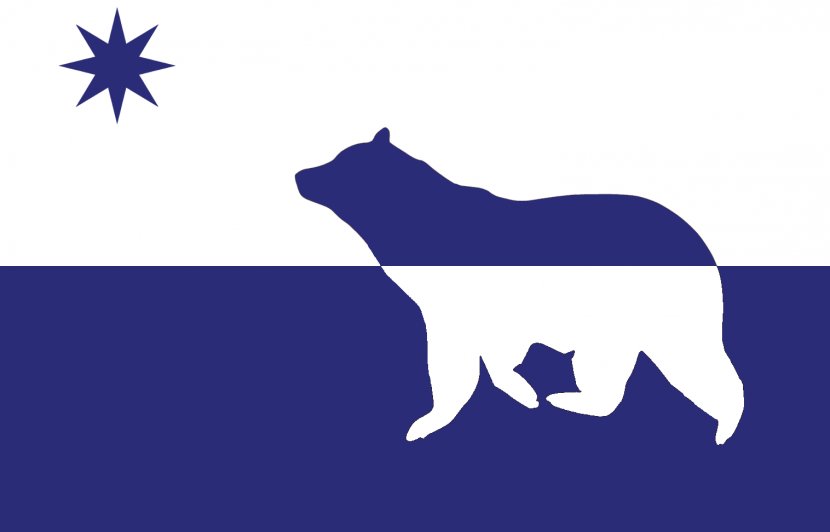 Flag Of Greenland Buenos Aires Vexillology - Carnivoran - Polar Bear Transparent PNG