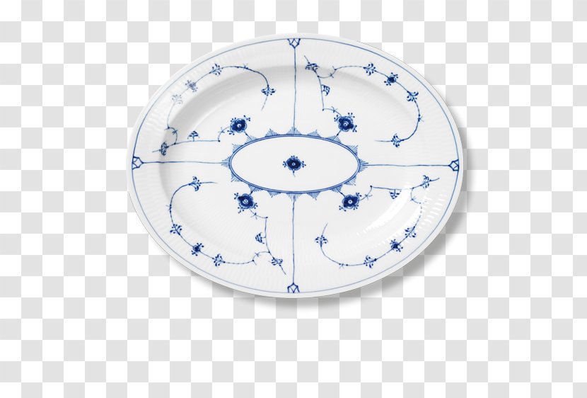 Plate Platter Royal Copenhagen Musselmalet Blue - Tableware Transparent PNG