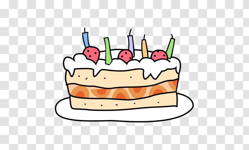 Birthday Cake Shortcake Sweetness - Dessert - Vector Transparent PNG
