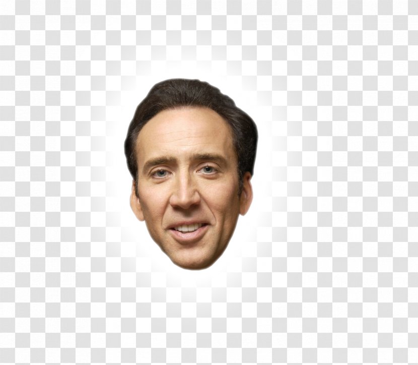 Nicolas Cage Forehead Cheek Chin Eyebrow - Nose Transparent PNG