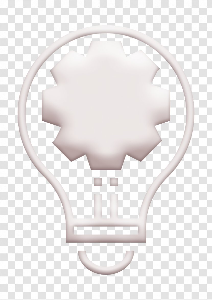 Light Bulb Icon - Day - Blackandwhite Trademark Transparent PNG