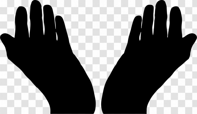 Praying Hands Prayer Silhouette Clip Art - Hand Transparent PNG