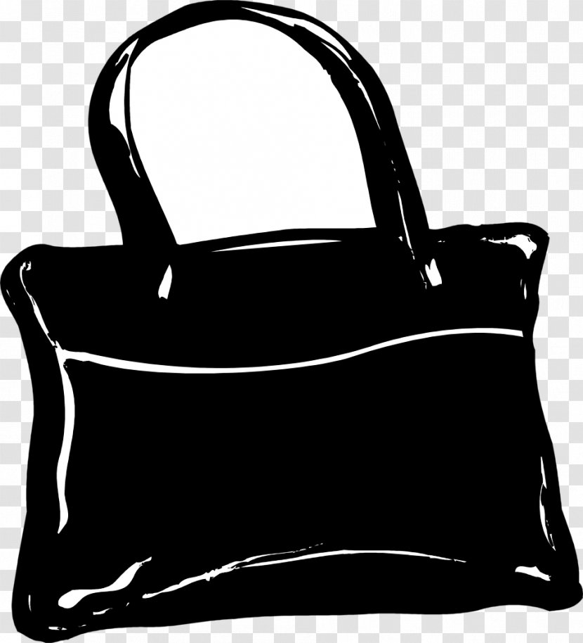 Handbag Clip Art - Black - Purse Transparent PNG