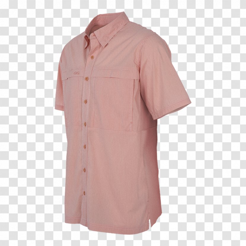 Blouse Neck Pink M Collar Sleeve - Outdoor Man Transparent PNG