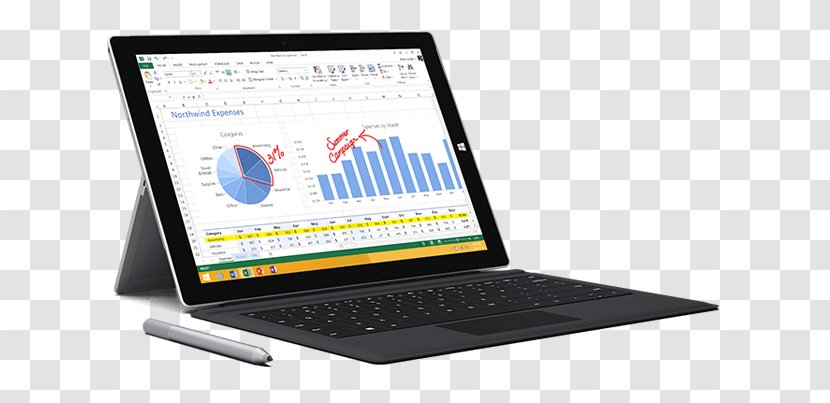 Surface Pro 3 Laptop 4 Computer - Microsoft Transparent PNG