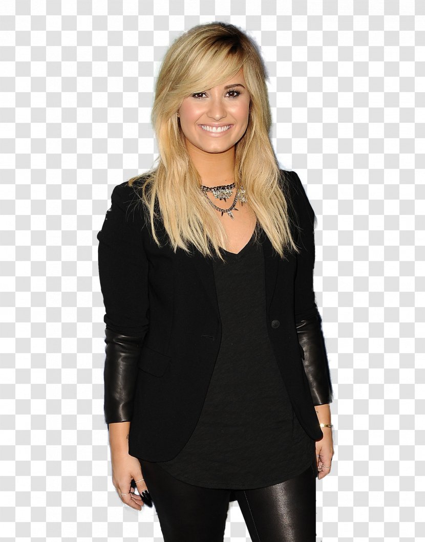 Demi Lovato Model Color Bangs Hairstyle - Shoulder Transparent PNG