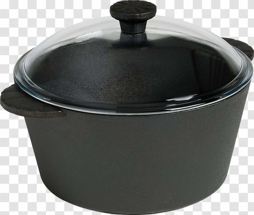 Cast Iron Stock Pot Dutch Oven Tableware Frying Pan - Cookware And Bakeware - Cooking Image Transparent PNG