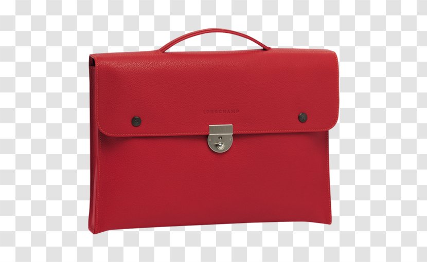 Handbag Leather Longchamp Briefcase - Women Bag Transparent PNG
