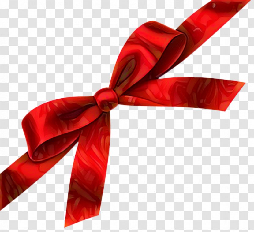 Ribbon Clip Art Christmas Day Image - Red - Present Transparent PNG