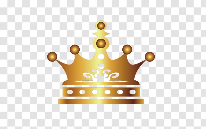 Logo Crown - Vecteur - Golden Vector Transparent PNG