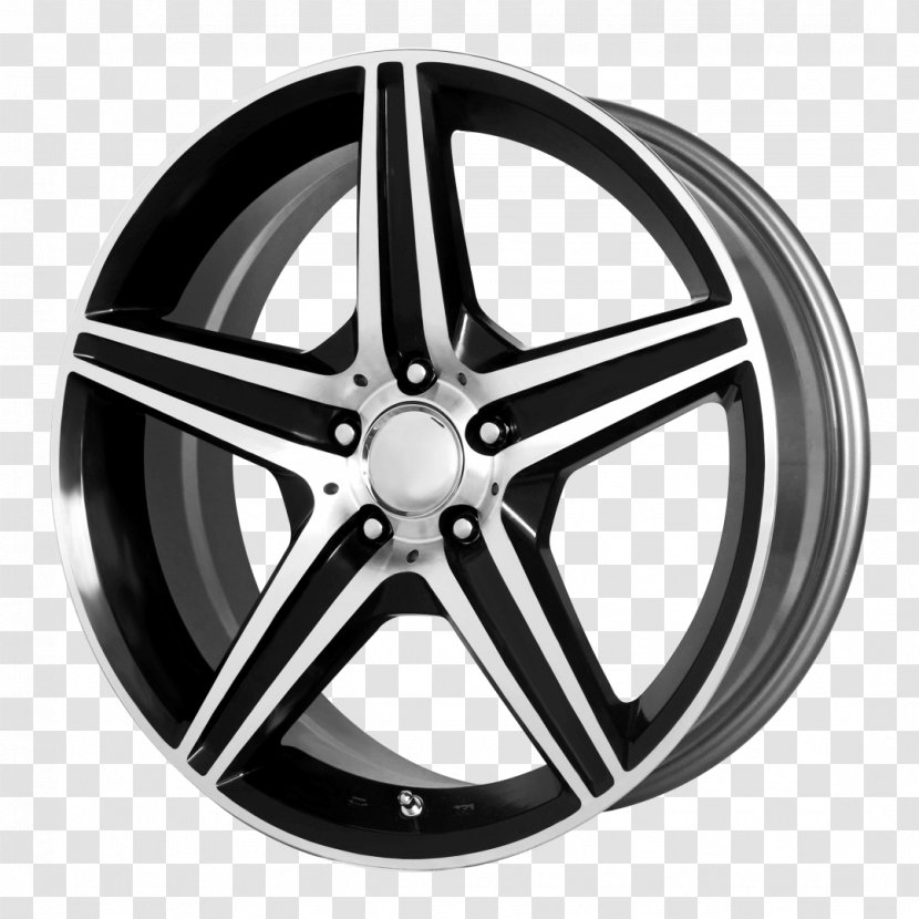 Car Custom Wheel Alloy Rim - Black Transparent PNG