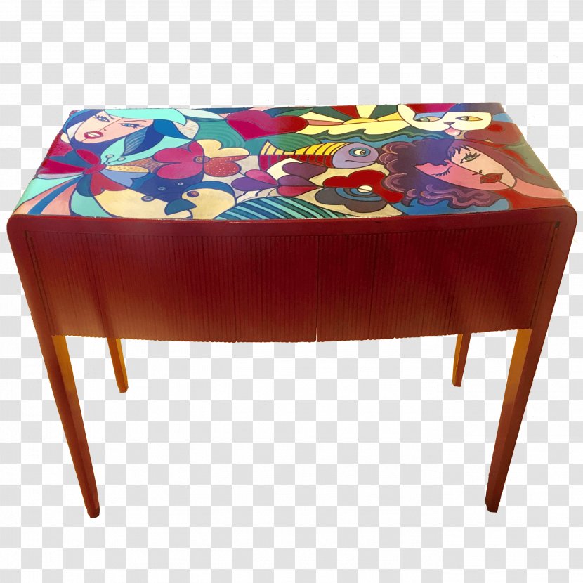 Furniture Stool Rectangle - Table - POP ART Transparent PNG