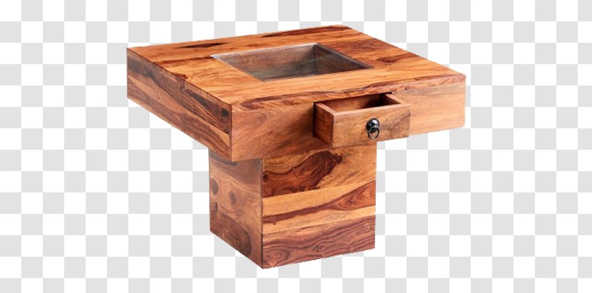 Table Indian Rosewood Furniture Drawer - Frame - Square Coffee Tables Transparent PNG