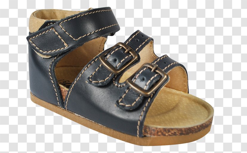 Slide Shoe Leather Sandal Walking Transparent PNG